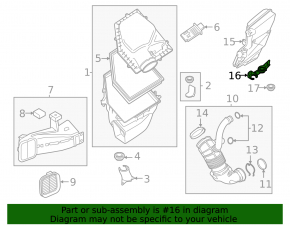Кронштейн резонатора BMW X5 G05 19-23 3.0T