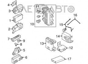 Modulul de control al blocării schimbării treptelor CVT pentru Nissan Murano z50 03-08