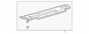 Защита порогов правая Toyota Prius 20 04-09