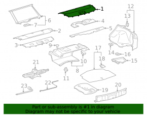 Полка задняя Lexus IS250 IS300 IS350 06-08 беж