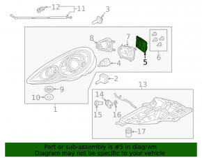 Unitate de aprindere pentru Porsche Panamera 14-16