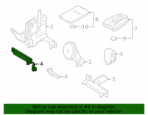 Antenne Keyless Hyundai Santa Fe 13-18