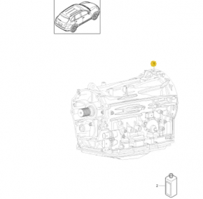 АКПП в сборе Porsche Cayenne 958 11-17 3.6 98.2к 8/10