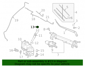 Крышка бачка омывателя Mazda 3 14-18 Mexico Built
