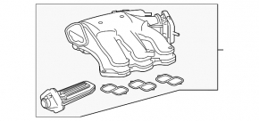 Коллектор впускной Toyota Avalon 13-18 3.5