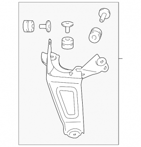 Suport bloc ABS Toyota Sienna 11-20