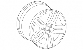 Диск колесный R20 Audi Q7 4L 10-15 9j et60