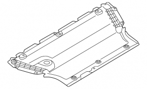 Protecție motor Audi A4 B9 17-19