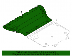 Protecție motor Audi A4 B9 17-19