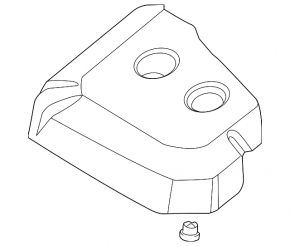 Накладка двигателя Ford Escape MK3 13-16 2.0T