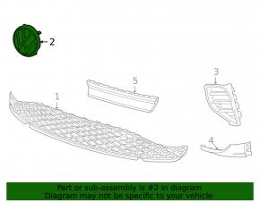 Эмблема решетки радиатора grill Volkswagen ID.4 21-26