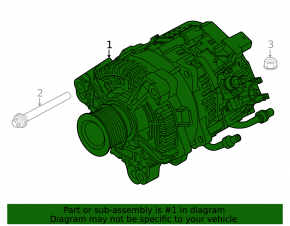 Генератор BMW X5 G05 21-21 3.0T 48V