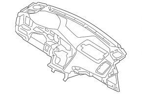 Торпедо передняя панель без AIRBAG Kia Optima 14-16 9/10