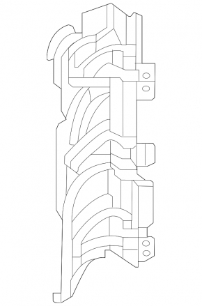 Deflector radiator dreapta Mercedes EQS SUV-clasa X296 23-25