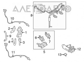 Канистра с углем абсорбер голая Mazda3 MPS 09-13