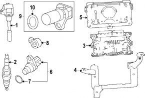 Крышка блока ECU компьютера двигателя Honda CRV 23-26 HEV
