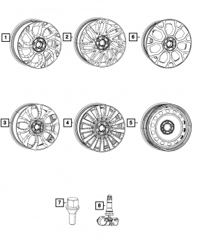 Диск колесный R16 Fiat 500L 14-17 бордюрка