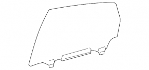 Стекло двери задней правой Toyota Prius 20 04-09