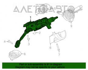 Рулевая колонка Chrysler 200 15-17