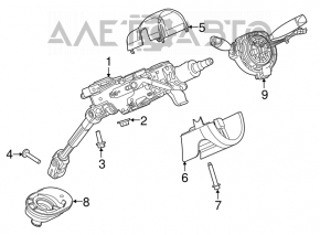 Рулевая колонка Chrysler 200 15-17