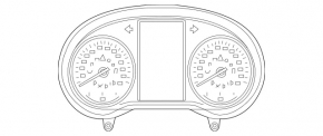 Щиток приборов Mercedes C-class W205 300 19-21 без проекции