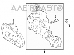 Colector de evacuare Mazda CX-9 16-