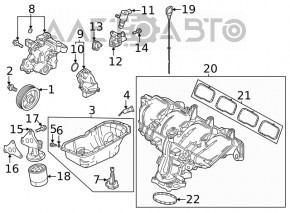 Регулятор давления масла Mazda CX-9 16- 2.5T