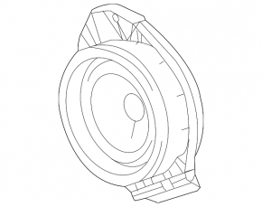 Динамик дверной задний левый Buick Encore 13-20 Bose