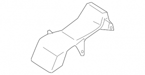 Воздуховод батареи Lexus GS450h 07-08 №5