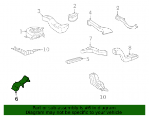 Воздуховод батареи Lexus GS450h 07-08 №5