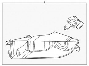 Противотуманная фара птф левая VW Beetle 12-13