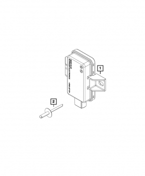 Tire Pressuring Monitoring-module Fiat 500L 14-19