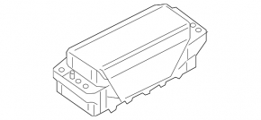 Подушка безопасности airbag пассажирская в торпеде Audi A4 B9 17-25
