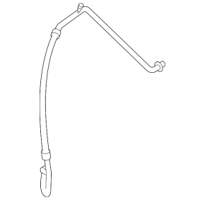 Furtunul de aer condiționat lung, metal/cauciuc Mazda CX-7 06-09