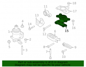 Подушка акпп Ford Edge 15-18 3.5