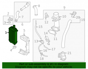 Интеркулер Hyundai Santa Fe 21-23 2.5T