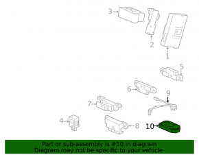 Ключ Honda Accord 13-17 4 кнопки, царапины
