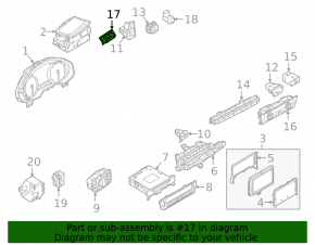 Датчик света в торпеде Audi A6 C7 12-18