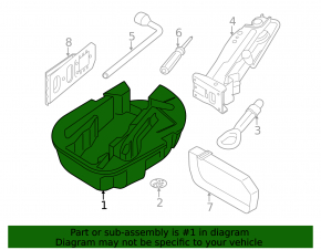 Пенопласт под инструмент Mini Cooper F56 3d 14-21