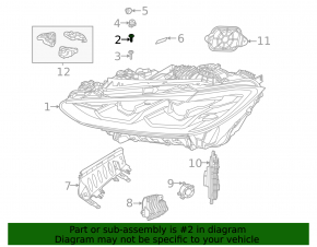 Болты крепления фар BMW X5 G05 19-23 4 шт
