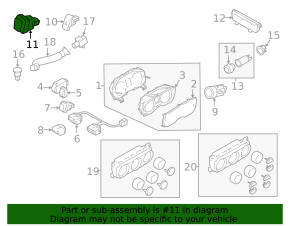 Кнопка BSM передней панели Subaru Forester 16-18 SJ