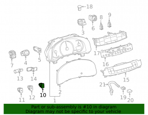 Кнопка омывателя фар Toyota Prius V 12-17