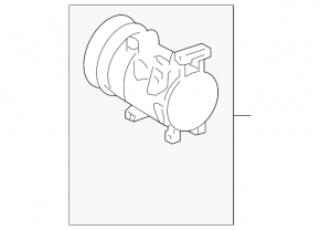 Compresor aer condiționat Toyota Highlander 08-10 3.5