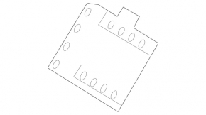 Компьютер двери задней левой Mercedes X167 GLS 450 580 20-26