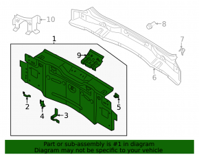 Задняя панель Volkswagen ID.4 21-26 2 части