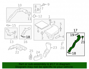 Патрубок интеркулера левый BMW 3 GT F34 14-19 3.0T N55