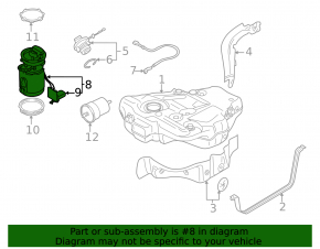 Топливный насос бензонасос VW Beetle 12-19 1.8T, 2.0T