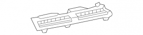 Deflector conductă de aer bord central Toyota Camry v70 21-24