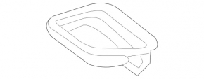 Ручка пола багажника Mercedes W167 GLE 350 450 20-26 2 части, темно серая, трещина в креплении, царапины