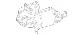 Катализатор Mercedes W167 GLE 450 20-23 3.0h